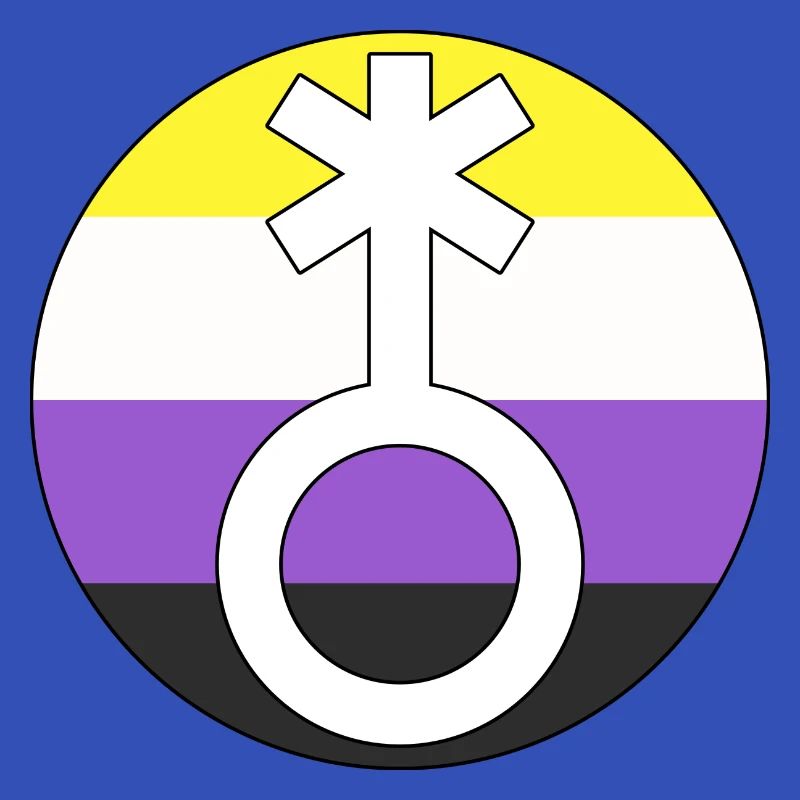 Symbol Nonbinary Non-Binary Nonbinary Gender