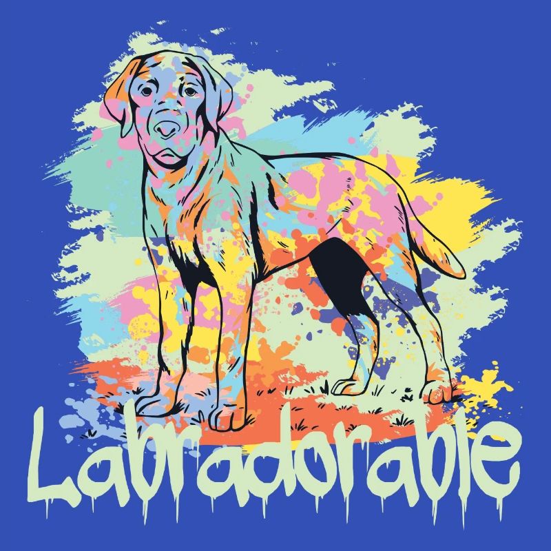 Conception de cadeau de chien labradorable labrador chien