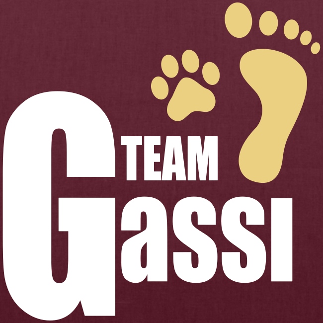 Team Gassi - Stoffbeutel