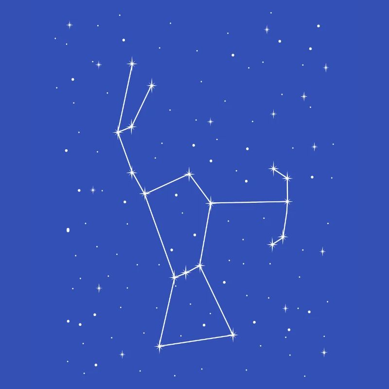 Constellation de la constellation d'Orion Constellation de la constellation