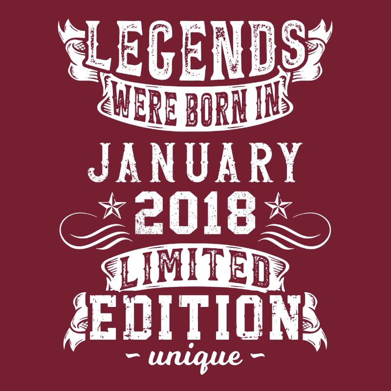 Anniversaire Janvier 2018 Année Edition Limitée