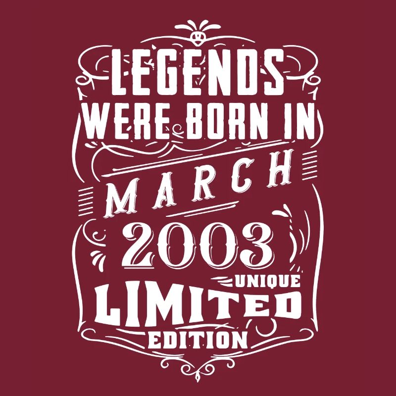 Anniversaire Mars 2003 Année Édition Limitée