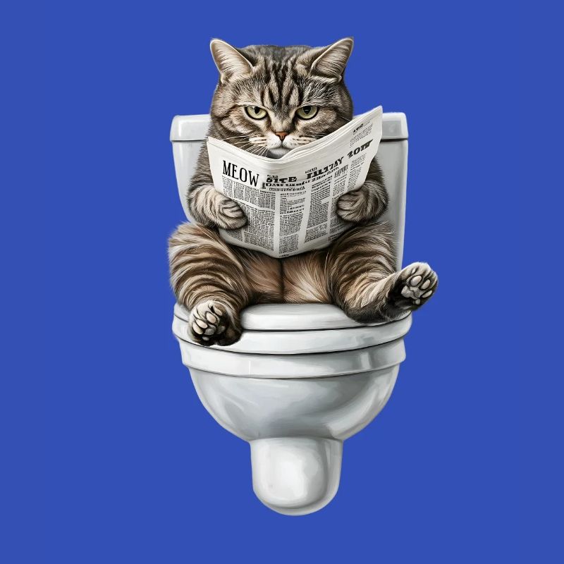 Drôle de chat chat propriétaire de chat Loo Cat Pet