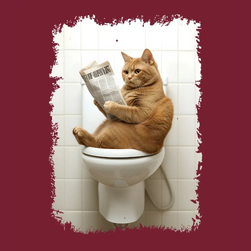 Drôle de chat chat propriétaire de chat Loo Cat Pet