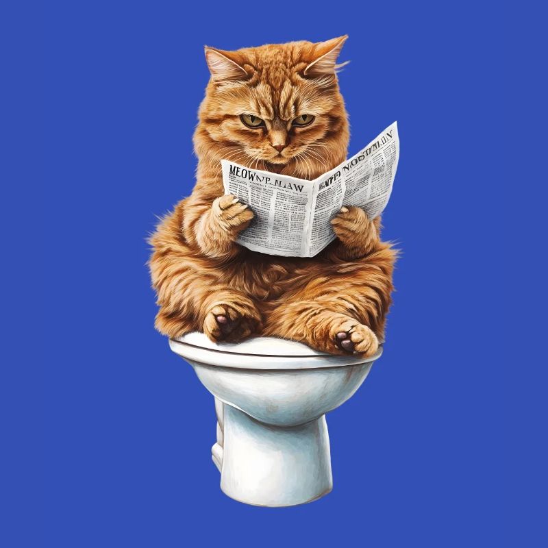 Drôle de chat chat propriétaire de chat Loo Cat Pet