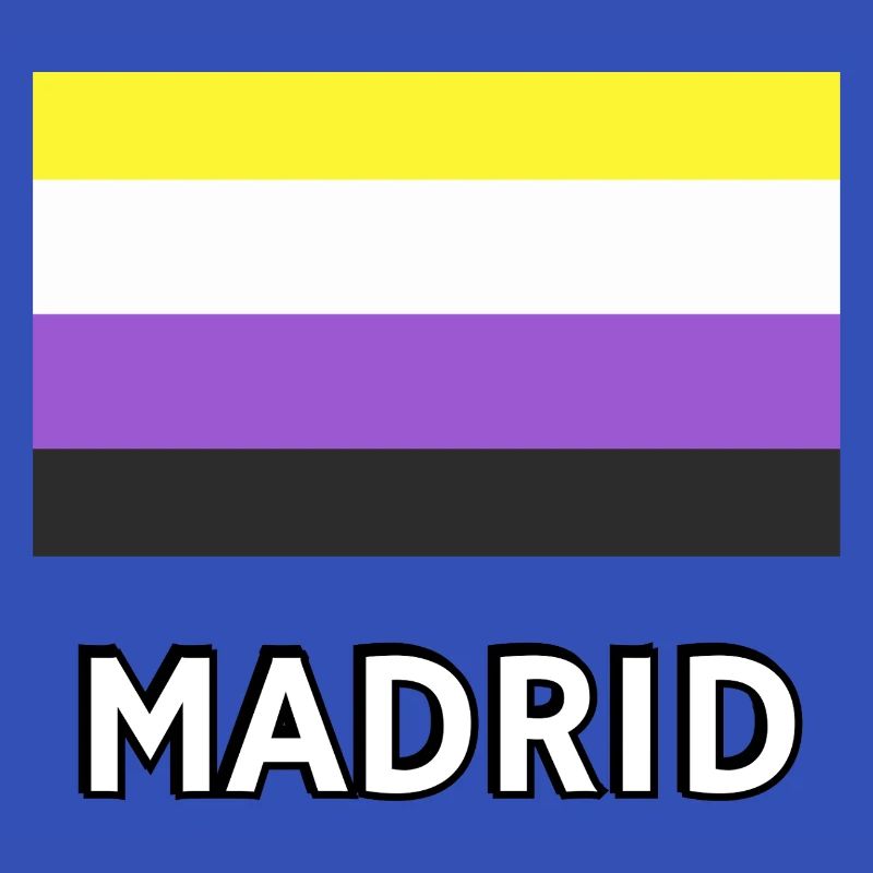 Non binary Pride Flag Madrid
