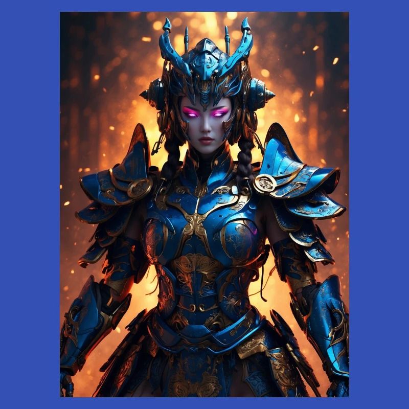 Samurai-Mädchen