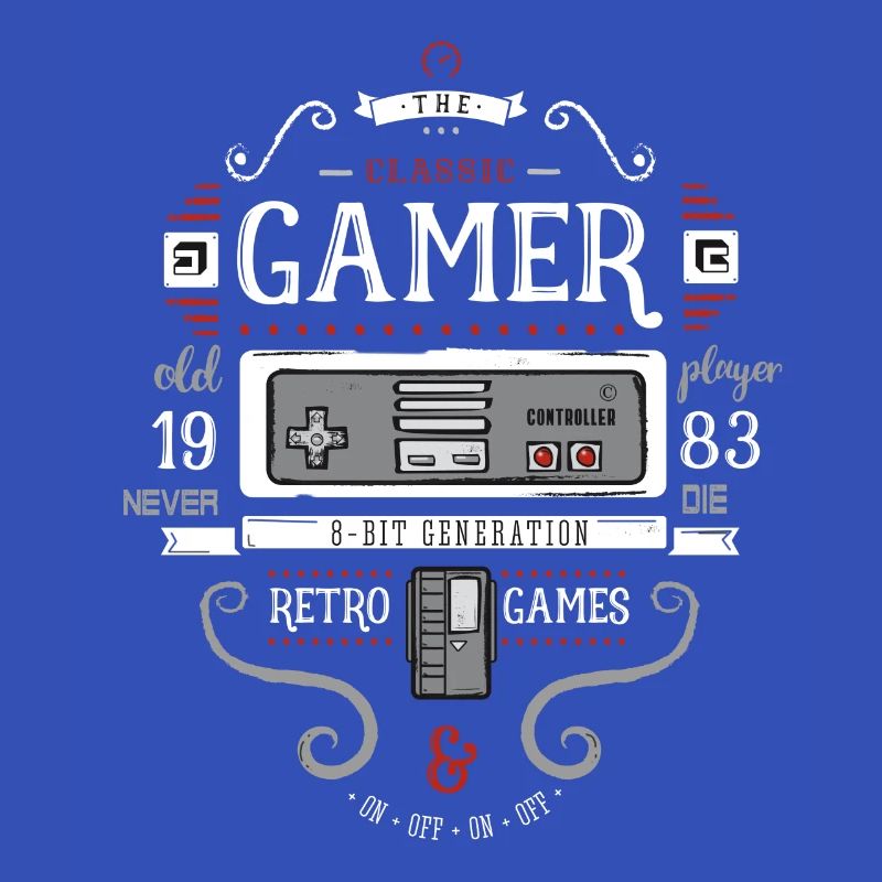 Game Nerd 80s Retro 8bit Game Console pc old fun