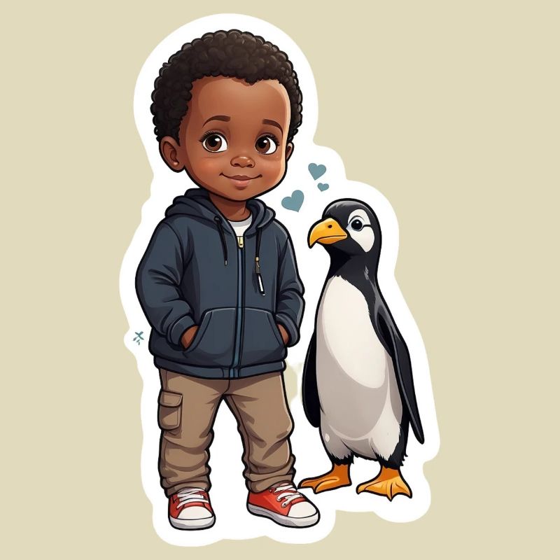 Pinguin Freunde Kind Geschenkidee