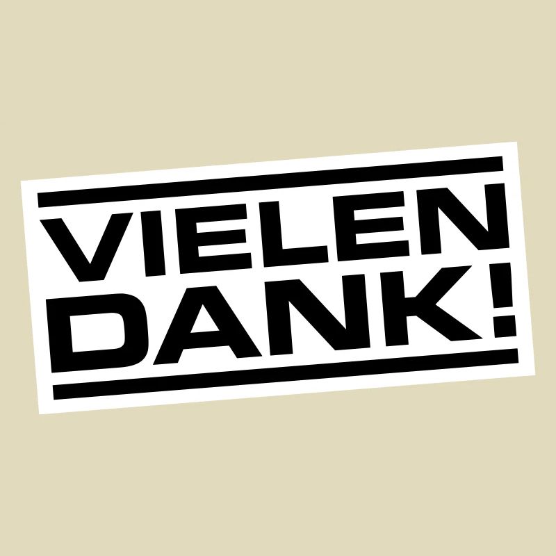 Vielen Dank Danke