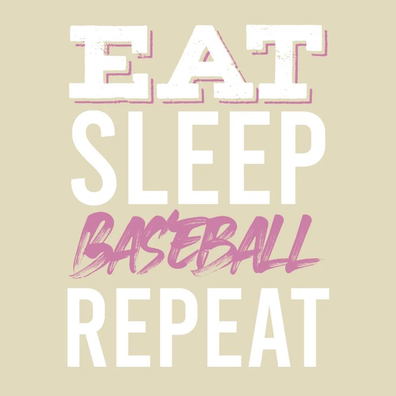 manger dormir baseball répéter