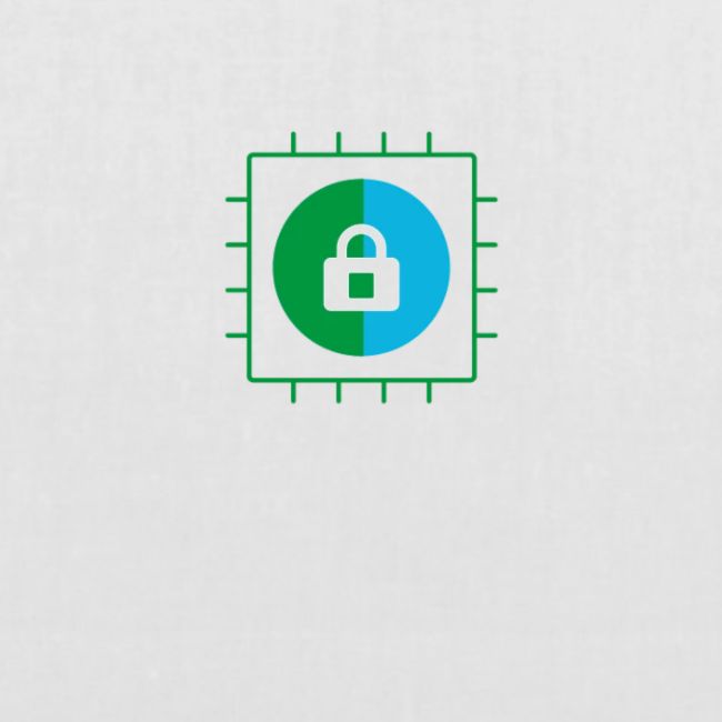 TrustedFirmware Logo vertical white