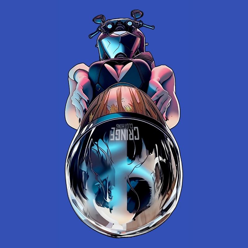 Cyber Biker Reflection