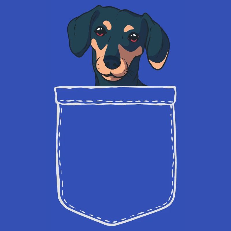 Dacker Brusttasche Tier Haustier Hund Geschenk