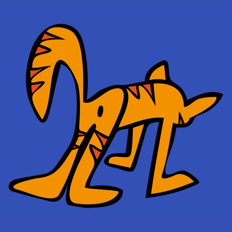 getigerte Katze,Cat,Comic