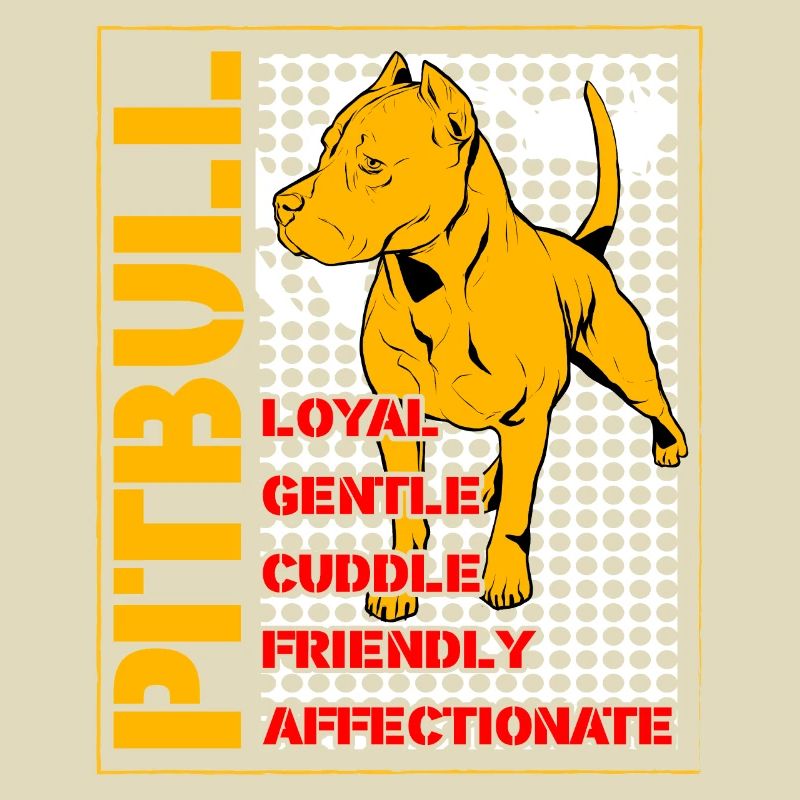 Pitbull loyal gentle cuddle friendly affectionate