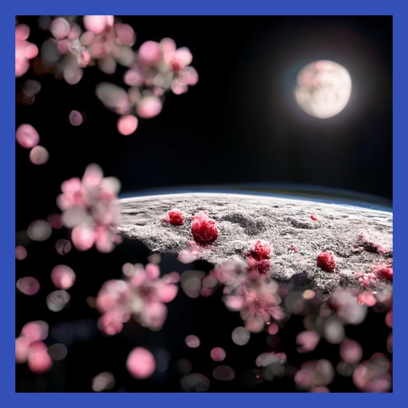 Cherry Tree on the Moon