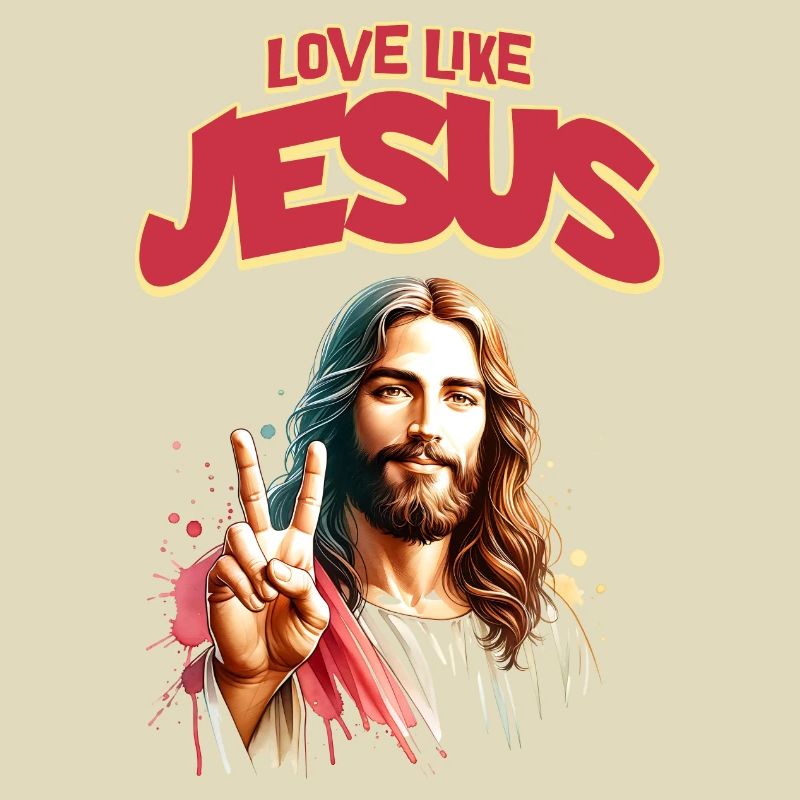 Aimer comme Jésus Visage classique de Jésus