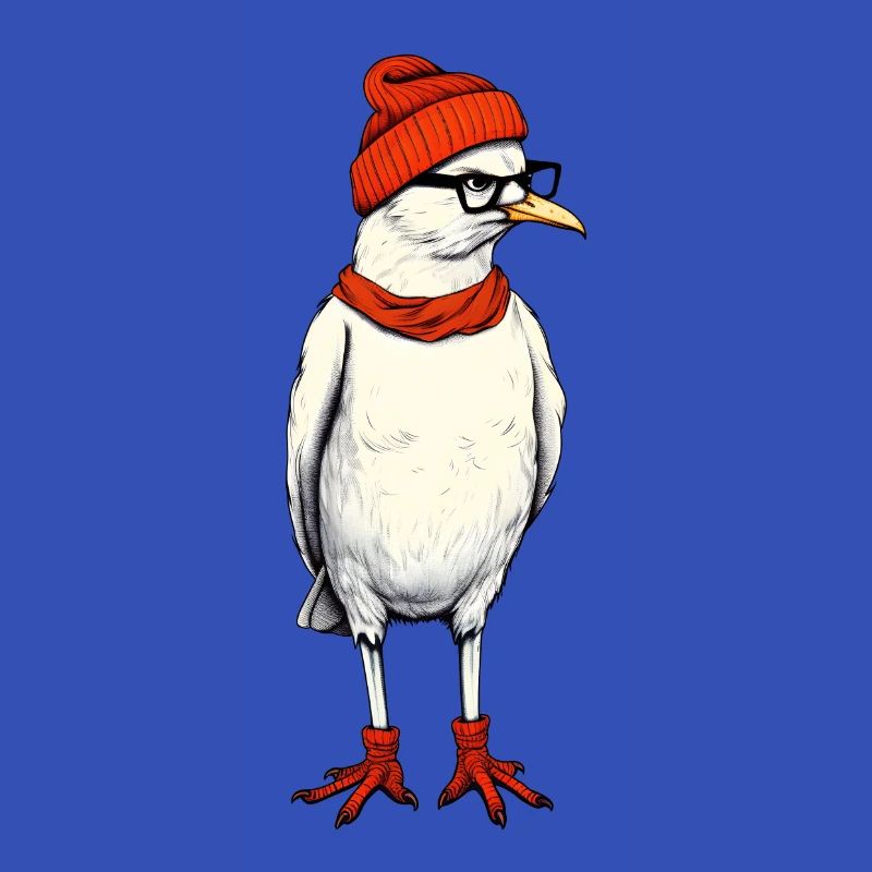 Hipster Möwe