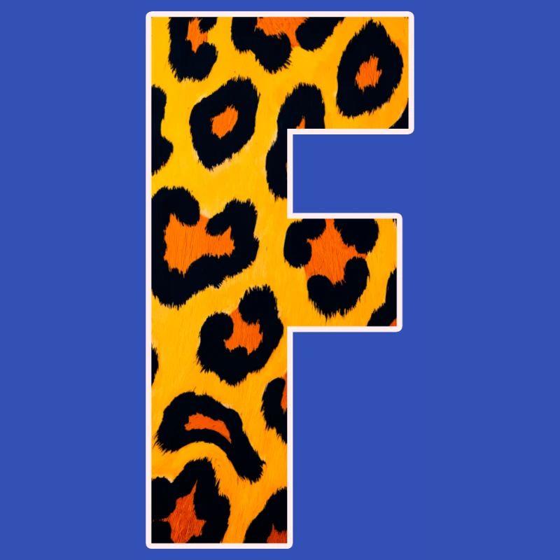 Leopard Effect Fire Orange Pattern