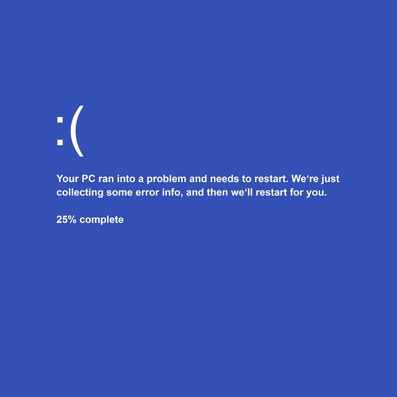 Nerd blue screen error