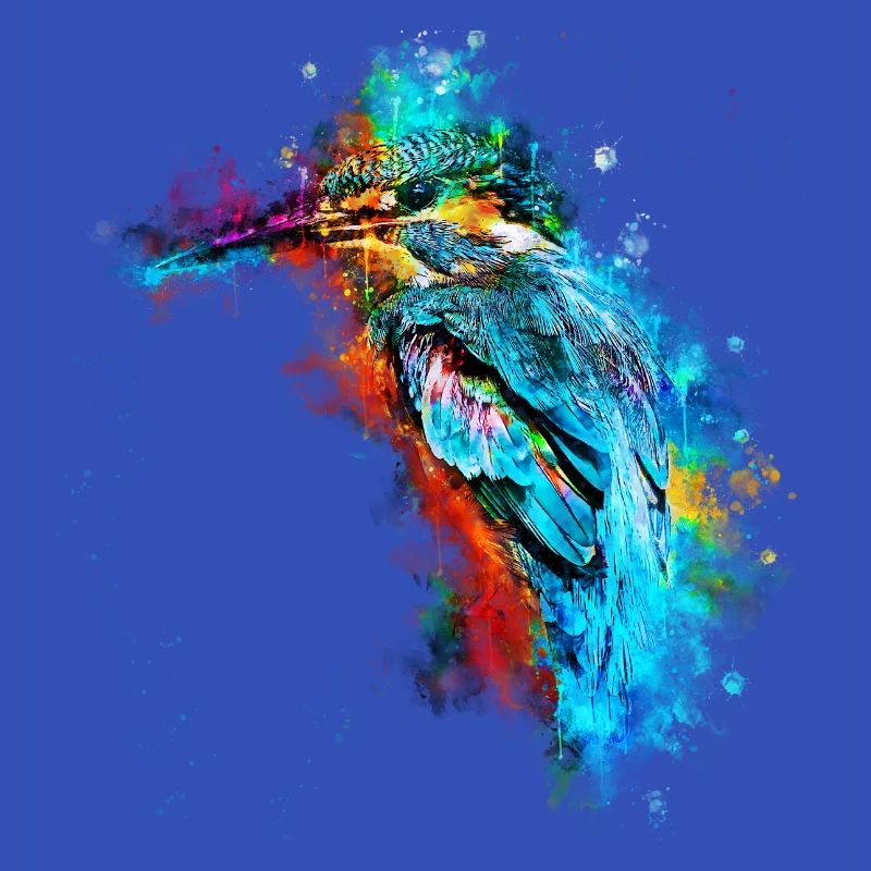 gxp oiseau de glace kingfisher eau éclaboussures