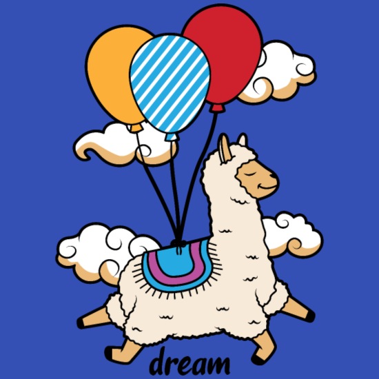 Llama alpaca globos globos duerme buenas noches.' Bolsa de tela |  Spreadshirt