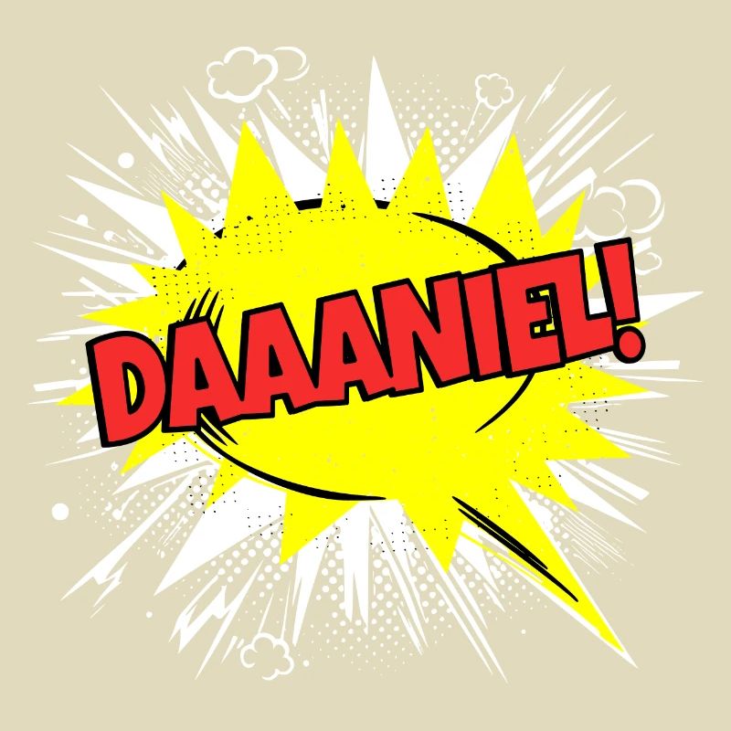 Le nom de Danie drôle de bulle de texte Daaaniel !