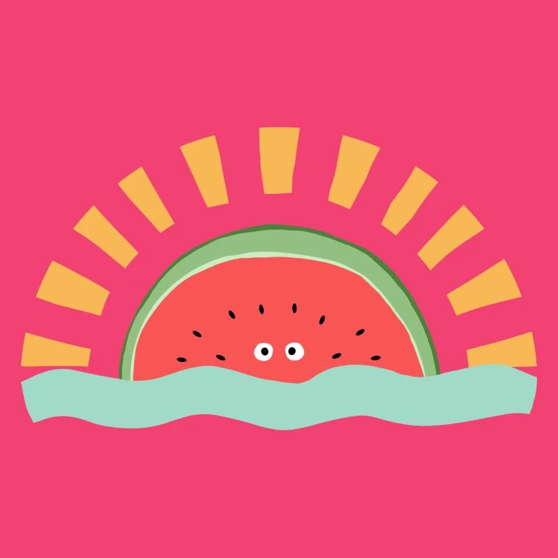 Lever de soleil à la pastèque