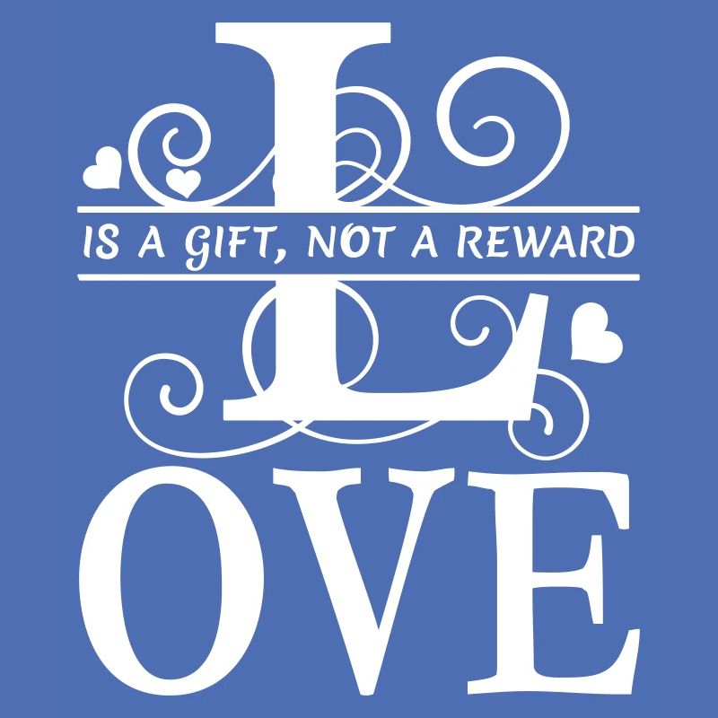 Love is a Gift Flock Solid Color