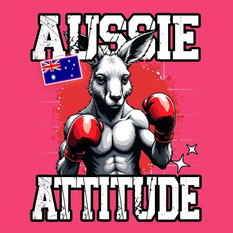 Aussie Attitude Boxhandschuhe Känguru Australien