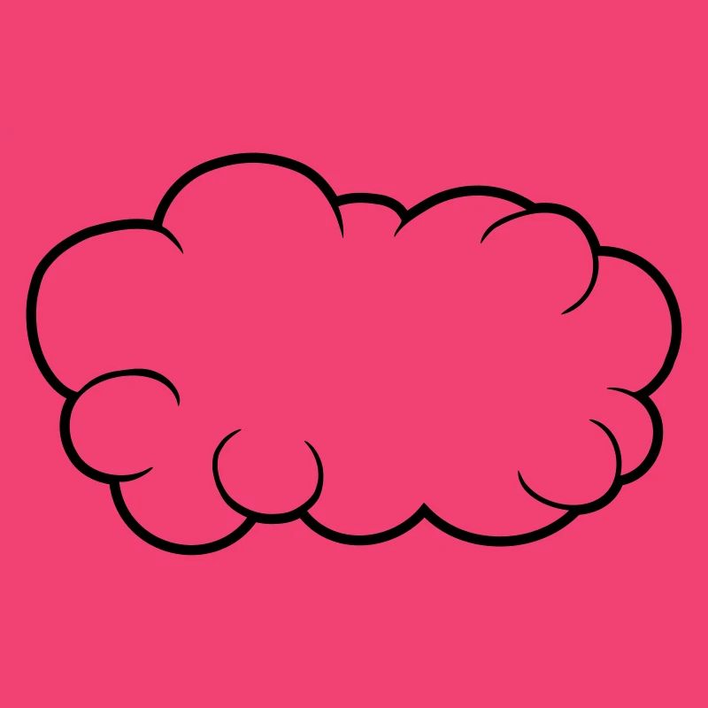 Speech Bubble Cloud Design