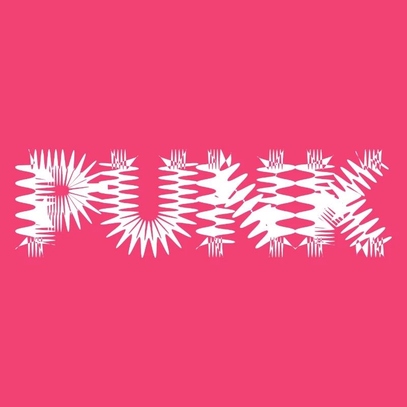 conception de logo punk déformé
