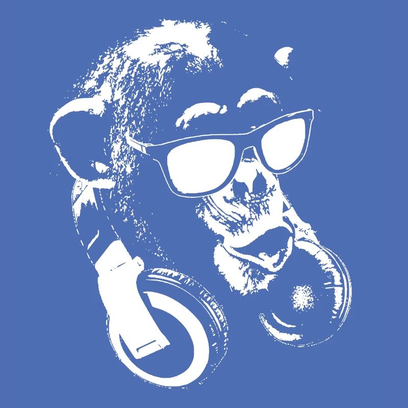 Monkey DJ White
