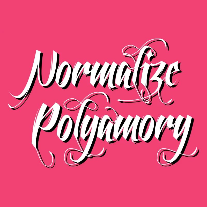 Normalize Polyamory | Polyamorous *blackwhite"