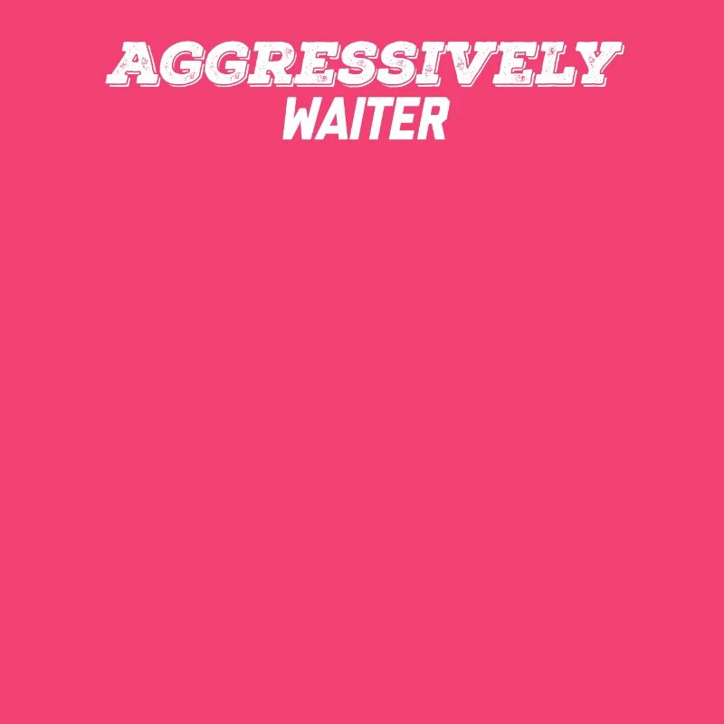 aggressiver Kellner