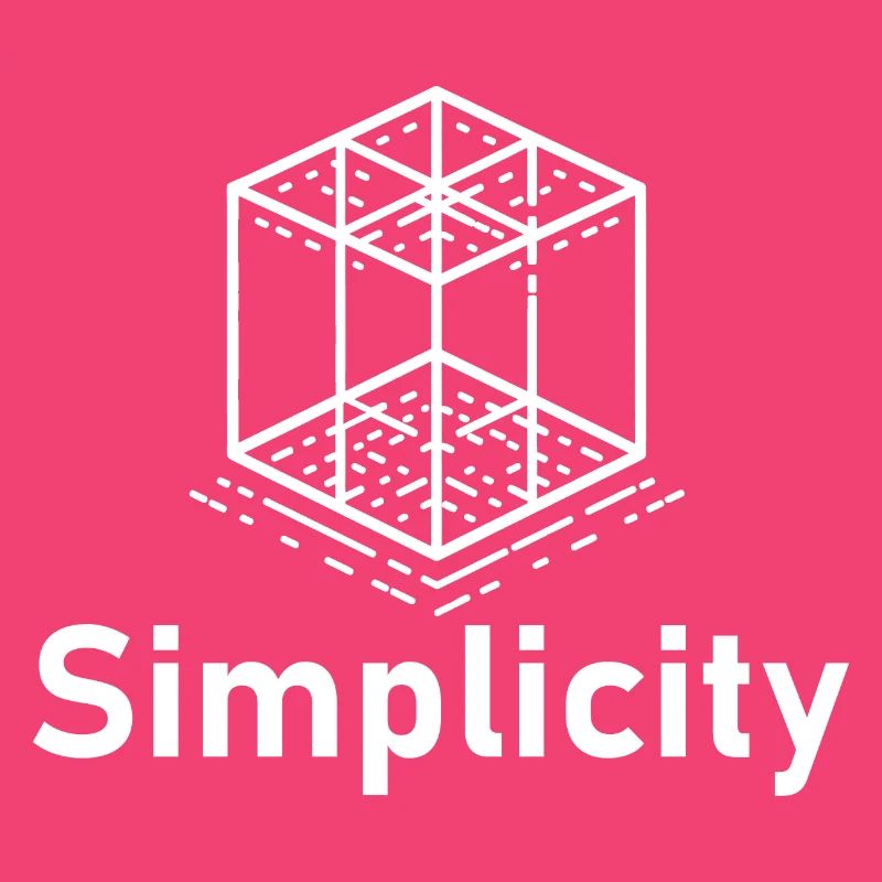 simplicity, es ist einfach einfach! Minimalist geo