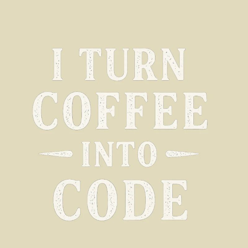 Je transforme le café en code