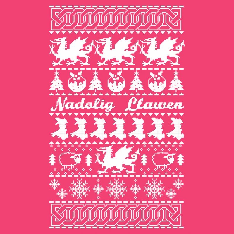 Walisischer Weihnachtspullover
