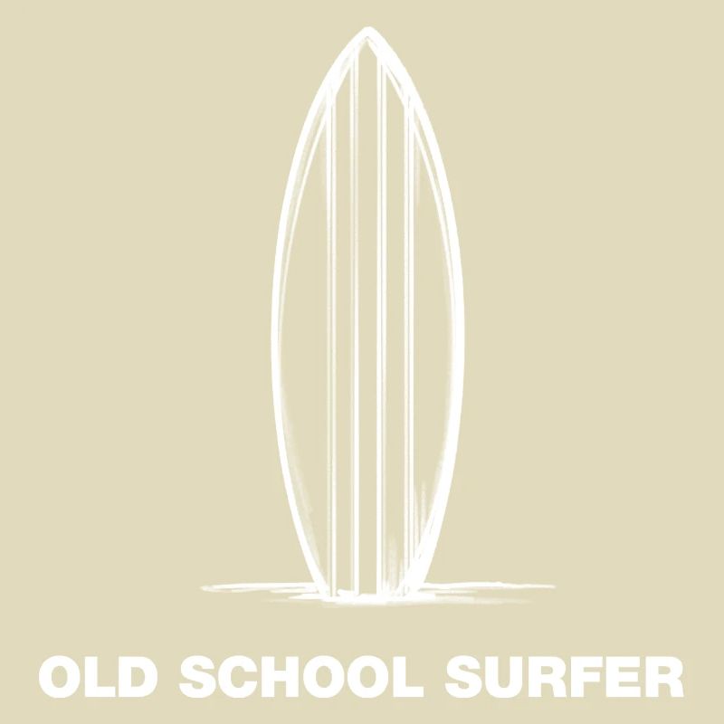 Planche de surf à l’ancienne/planche de surf dans le sable