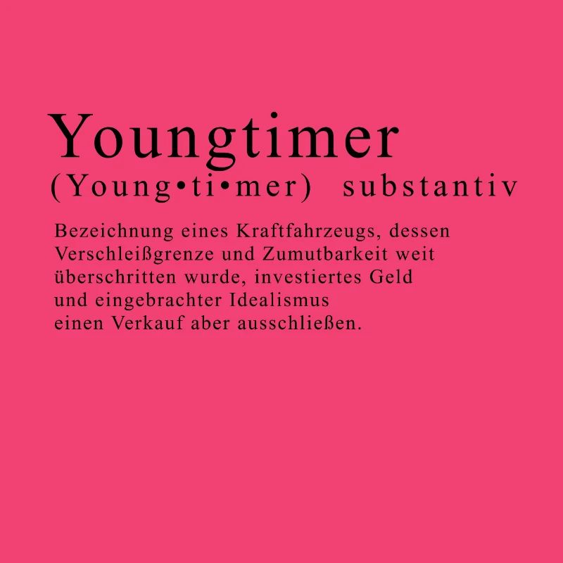 Youngtimer Definition als Geschenk oder
