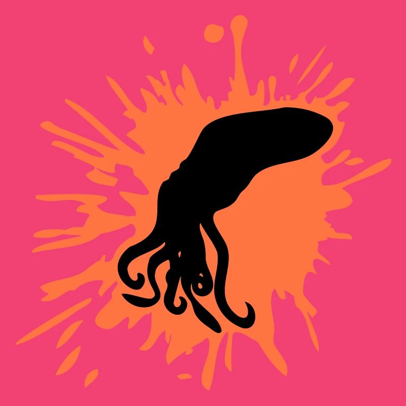 Octopus Paint Blobs Octopus Drops Graffiti Blobs