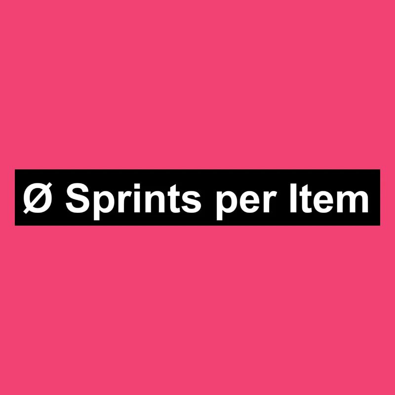 Scrum Average Sprints per Item