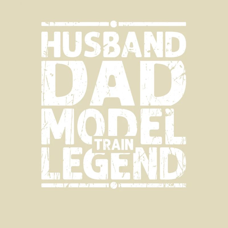 Husband Dad Model Train Legend - model train