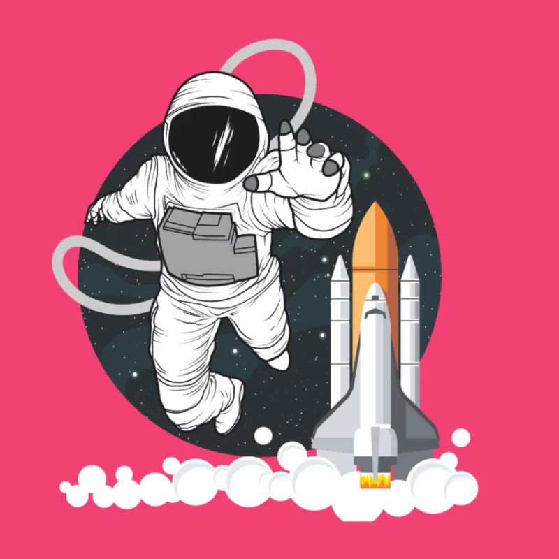 Astronaute dans l'espace