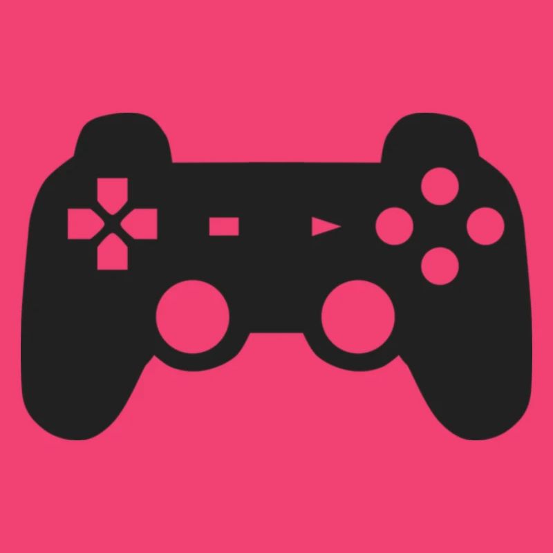 Schwarzer Spielkonsolen Controller Geschenk Idee