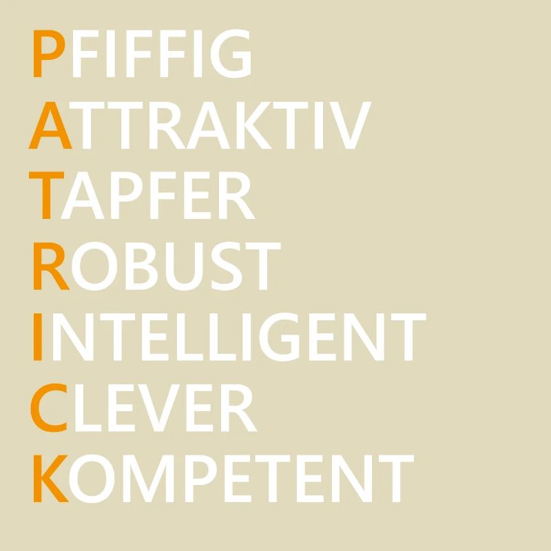 Patrick Name Geschenk
