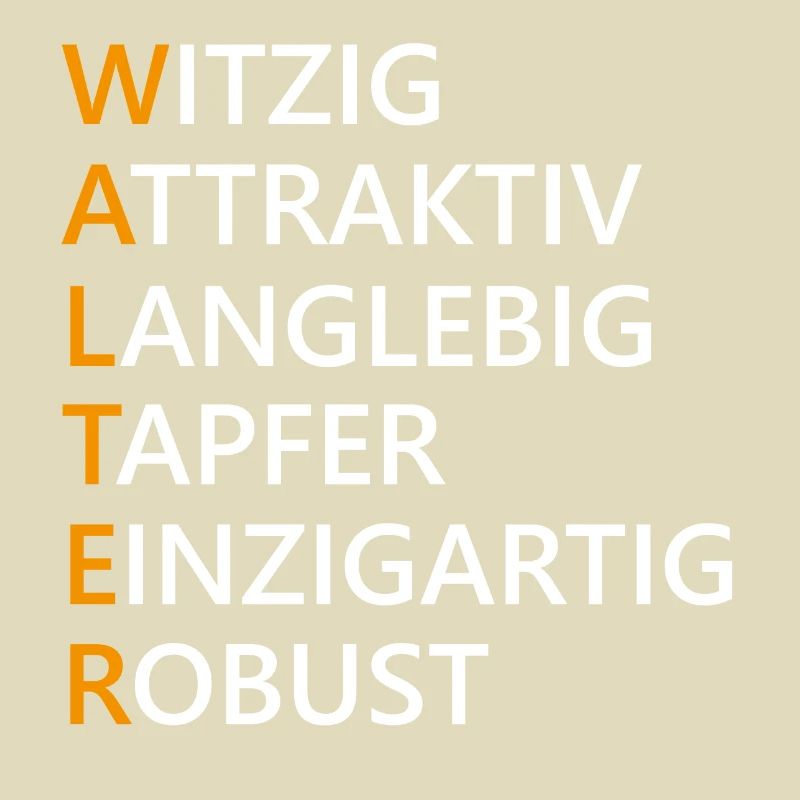 Walter Name Geschenk