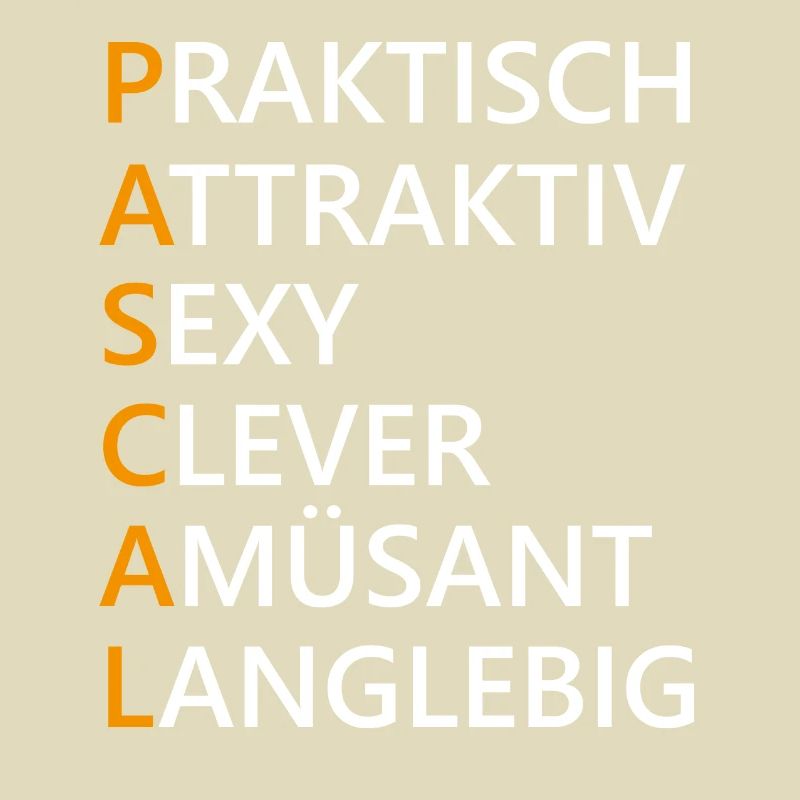 Pascal Name Geschenk