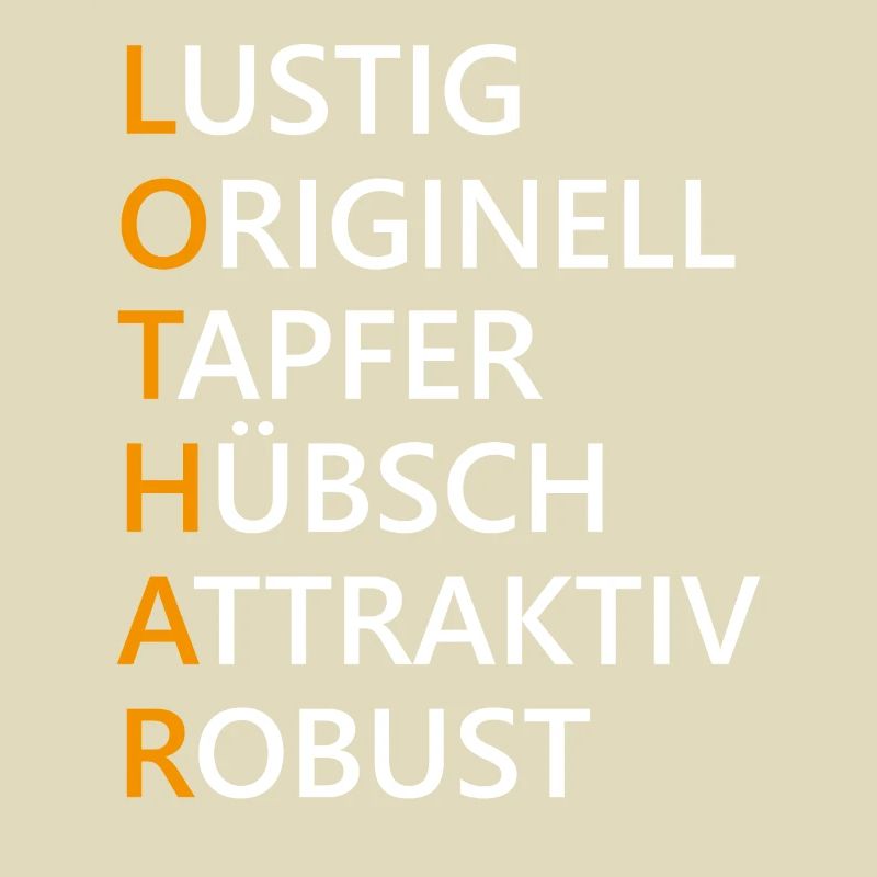 Lothar Name Geschenk